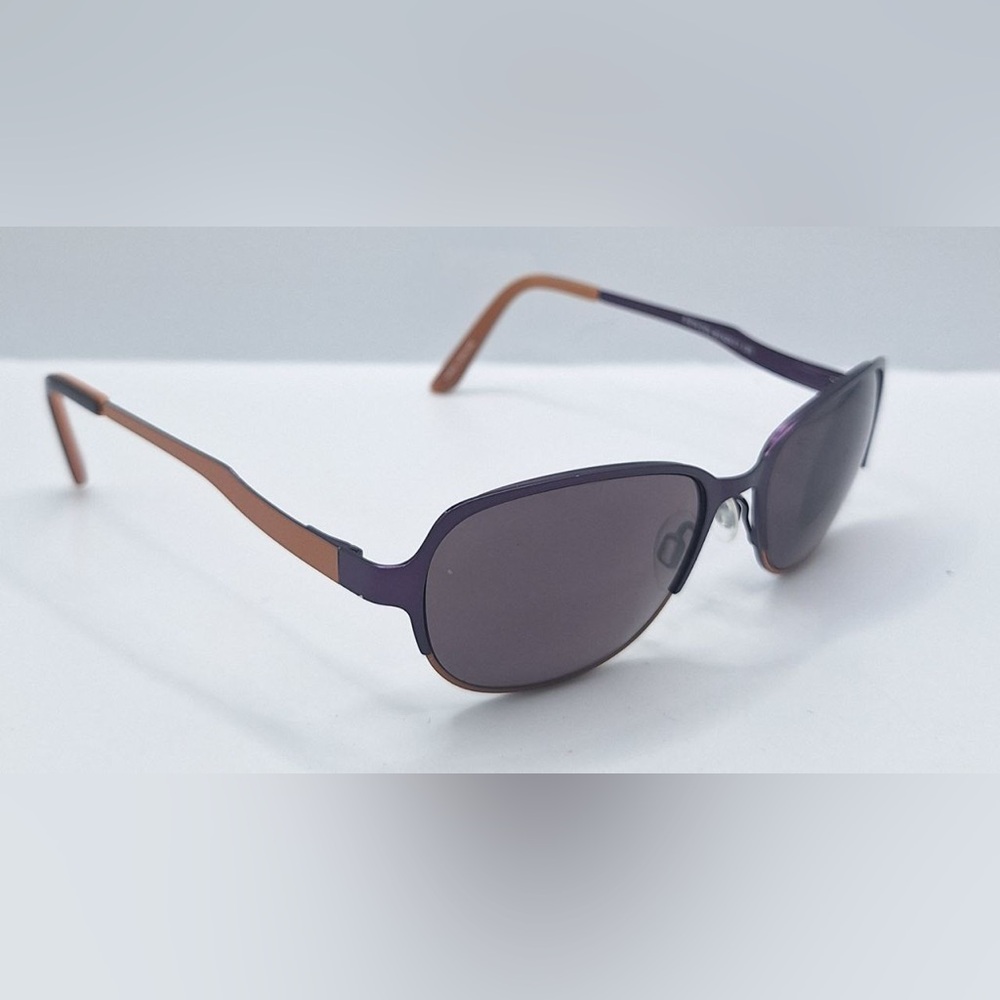 SRO S674 Purple Orange Oval Sunglasses Frames Only